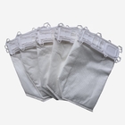 White 27*19.5cm 39.5g Fleece Vac Filter Bags For Vorwerk Kobold VK 135 136