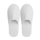 White Blue 29cm*10.5cm Disposable Hotel Slippers With Elastic Band