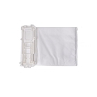 Non-woven fabric dust white bag plastic card bored air filter dust bag for vacuum cleaner Vorwerk Kobold VK 135 136