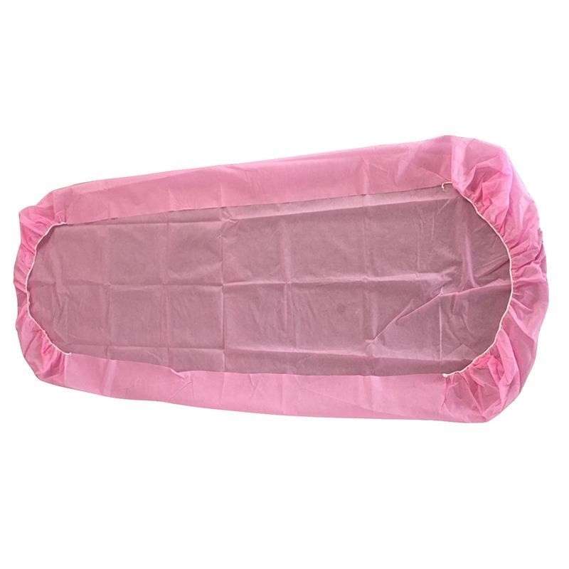 Pink White Adults Non Woven 10gsm OEM Disposable Bed Cover Roll